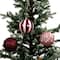 14 Pack 4" Pink Glitter & Vertical Striped Shatterproof Ball Ornaments by Ashland®